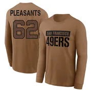 Men's Austen Pleasants San Francisco 49ers Brown 2023 Salute To Service Long Sleeve T-Shirt