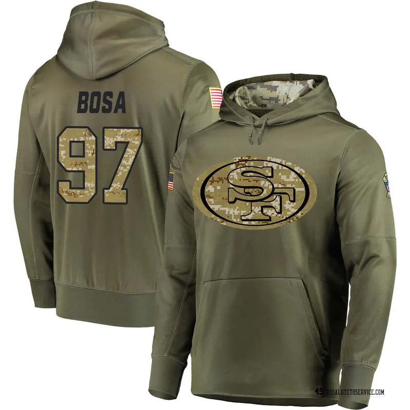 Nick Bosa San Francisco 49ers 2021 Salute To Service Olive Jersey - Al -  Nebgift